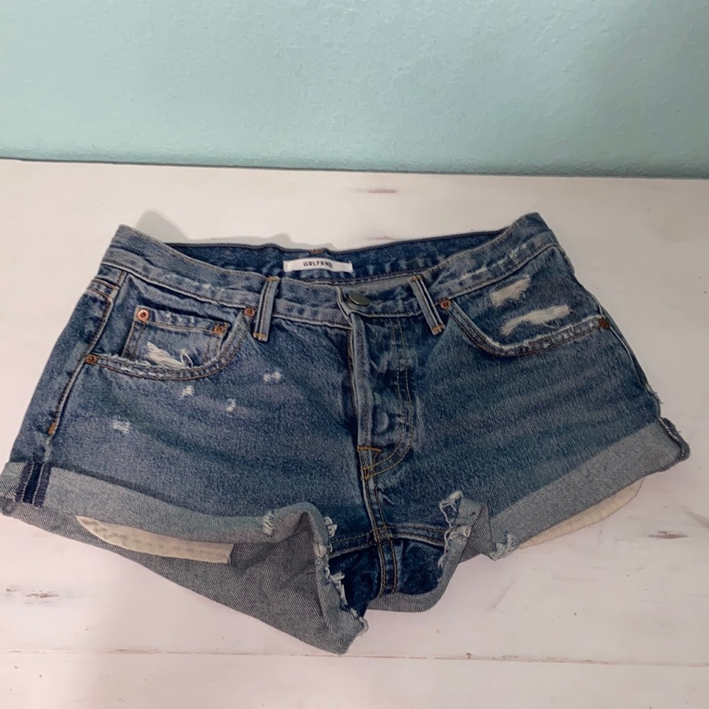 GRLFRND jean shorts